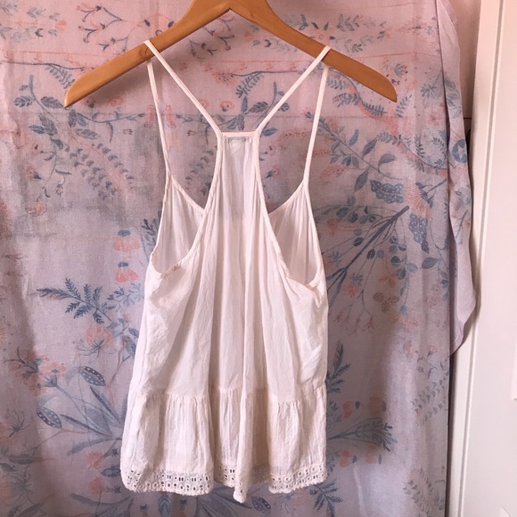 Forever21 White Lace Peplum Tank - Picture 6 of 8